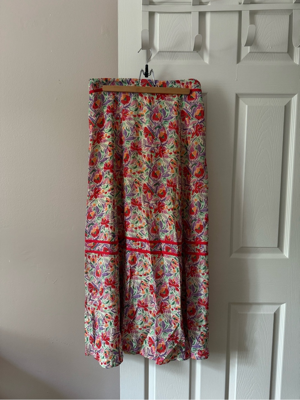 Ba&SH Aliya Floral Maxi Skirt Pink Women’s Size Large